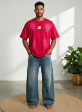 Pink Cap Oversized T-shirt