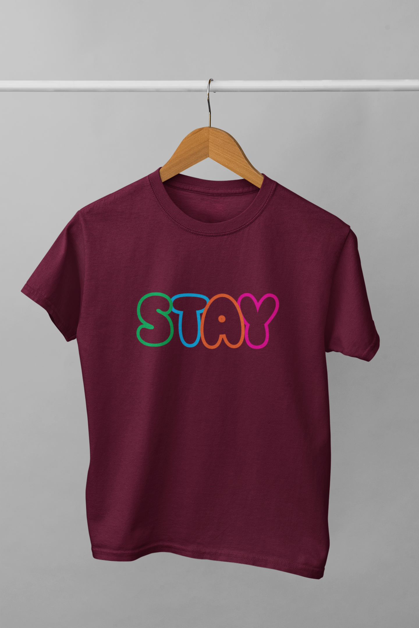 STAY Text Classic Fit T-shirt - The T-shirt Shop