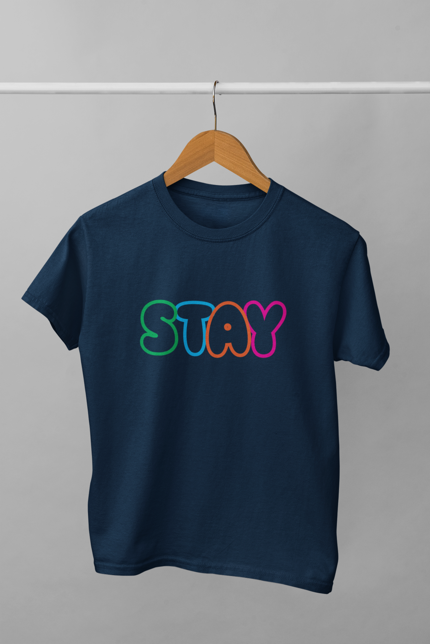 STAY Text Classic Fit T-shirt - The T-shirt Shop