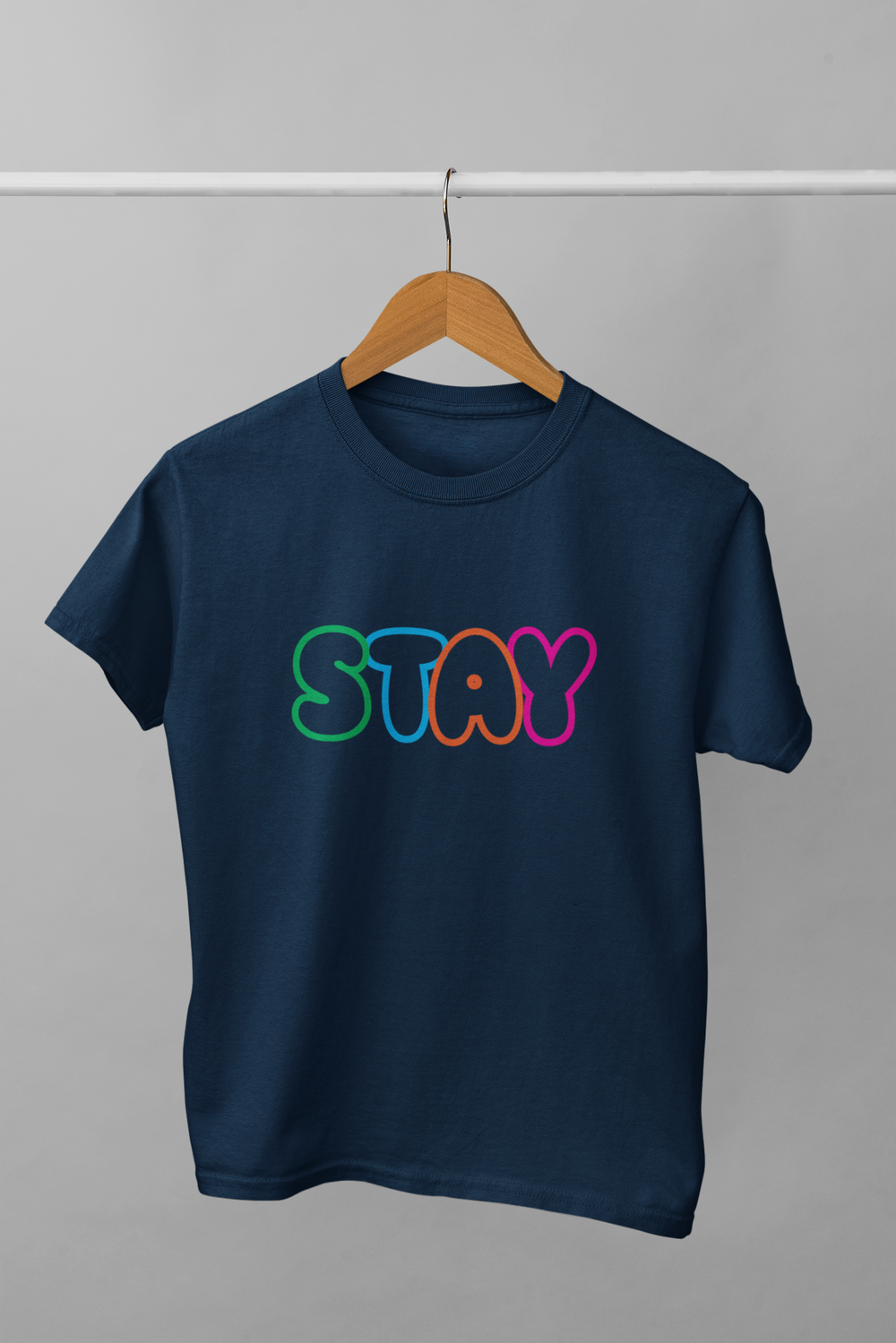 STAY Text Classic Fit T-shirt - The T-shirt Shop