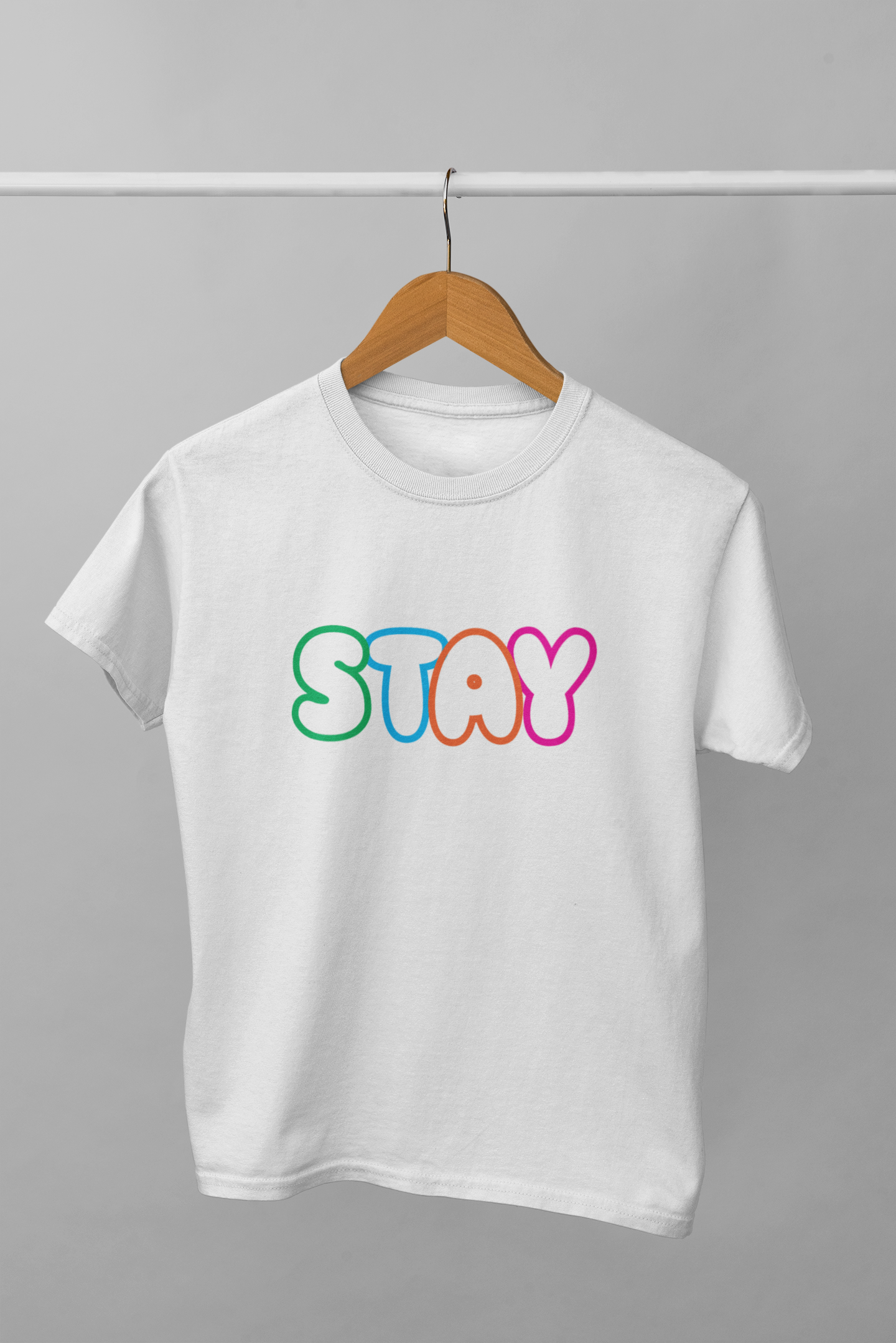 STAY Text Classic Fit T-shirt - The T-shirt Shop