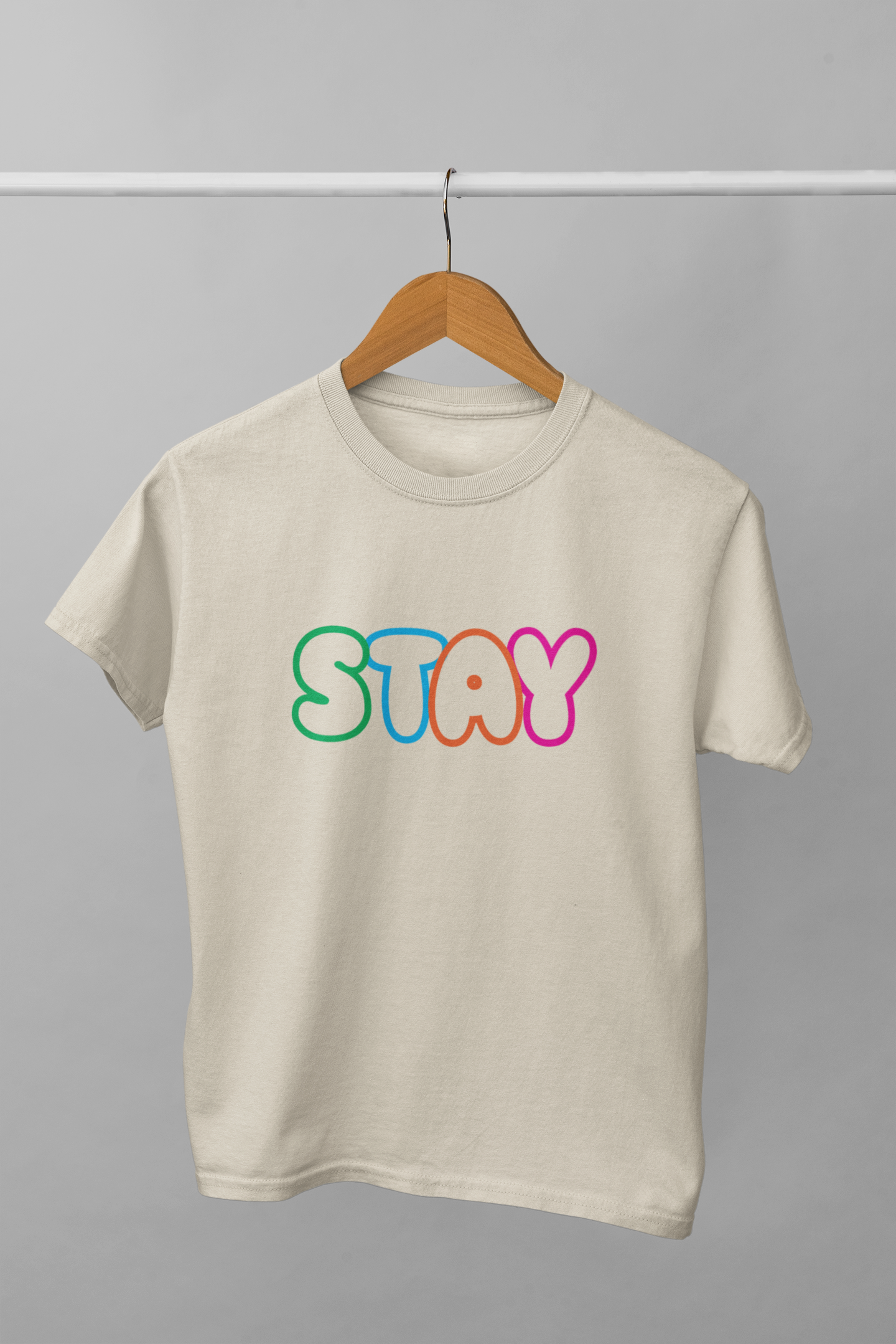 STAY Text Classic Fit T-shirt - The T-shirt Shop