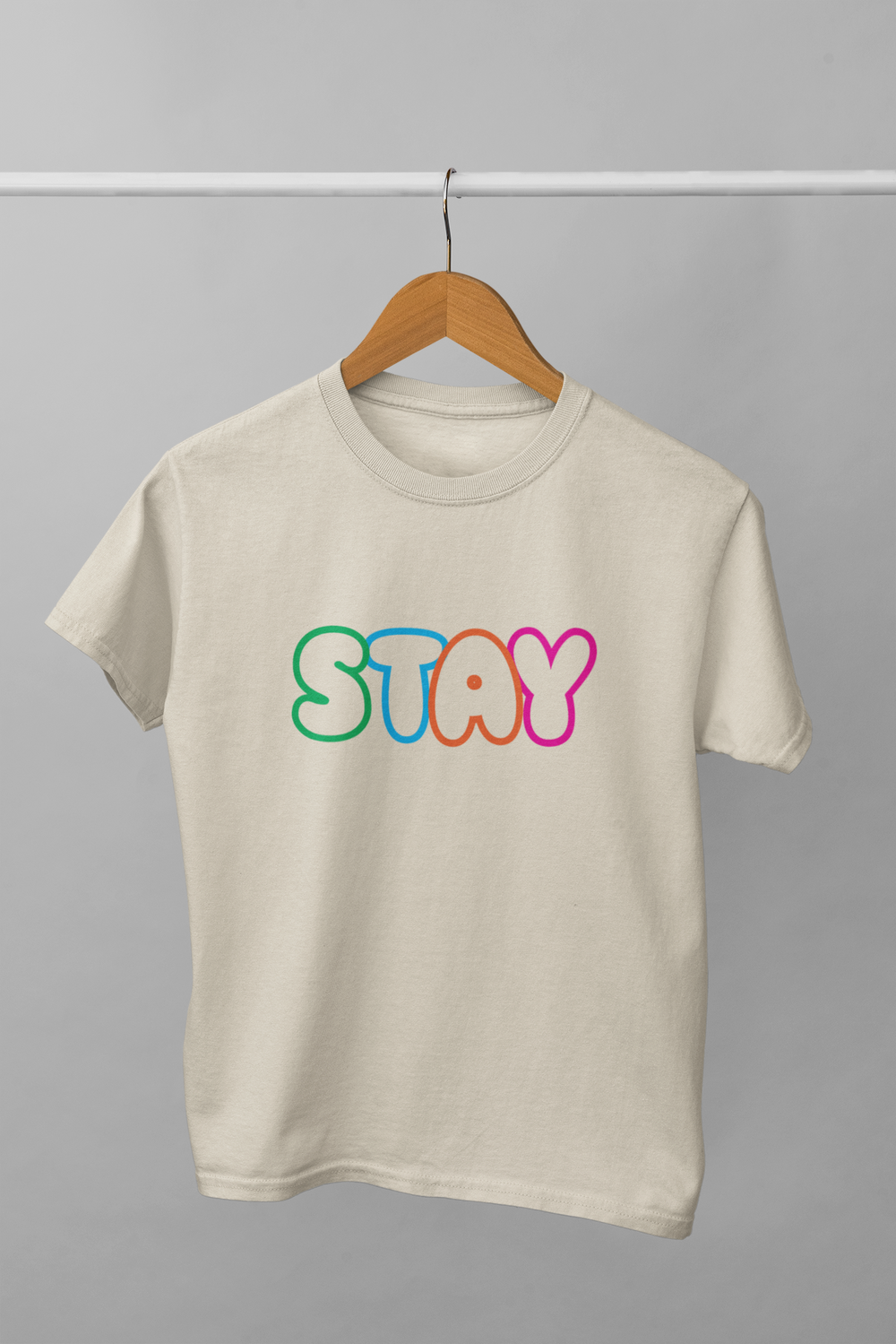STAY Text Classic Fit T-shirt - The T-shirt Shop