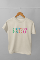STAY Text Classic Fit T-shirt - The T-shirt Shop