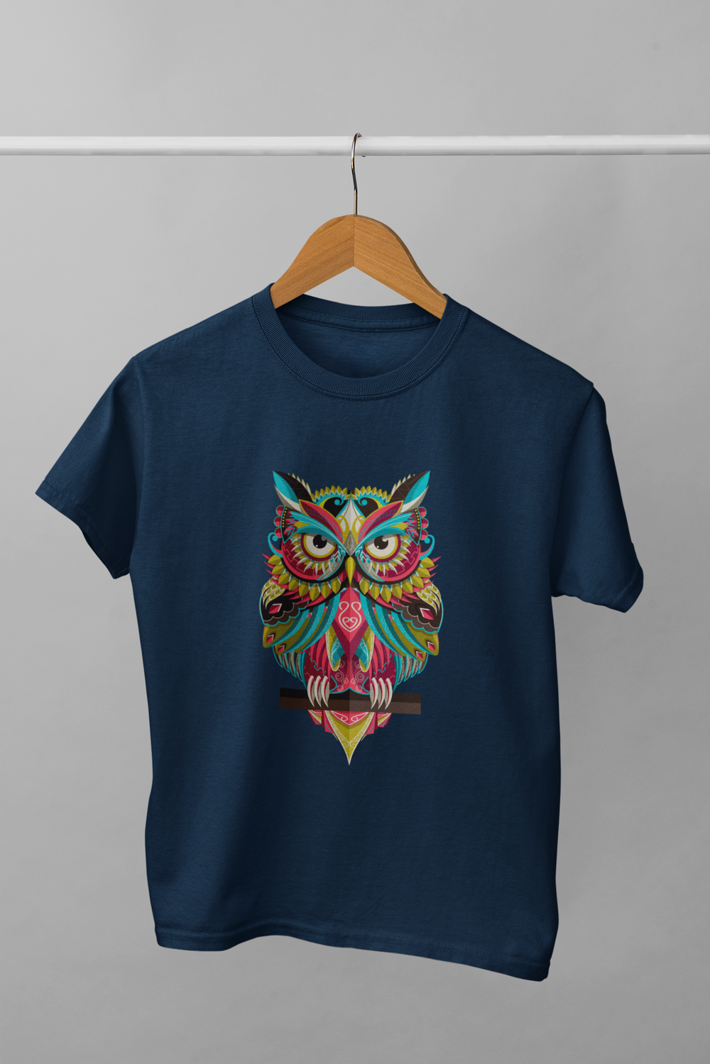 Multicolor Owl Classic Fit T-shirt