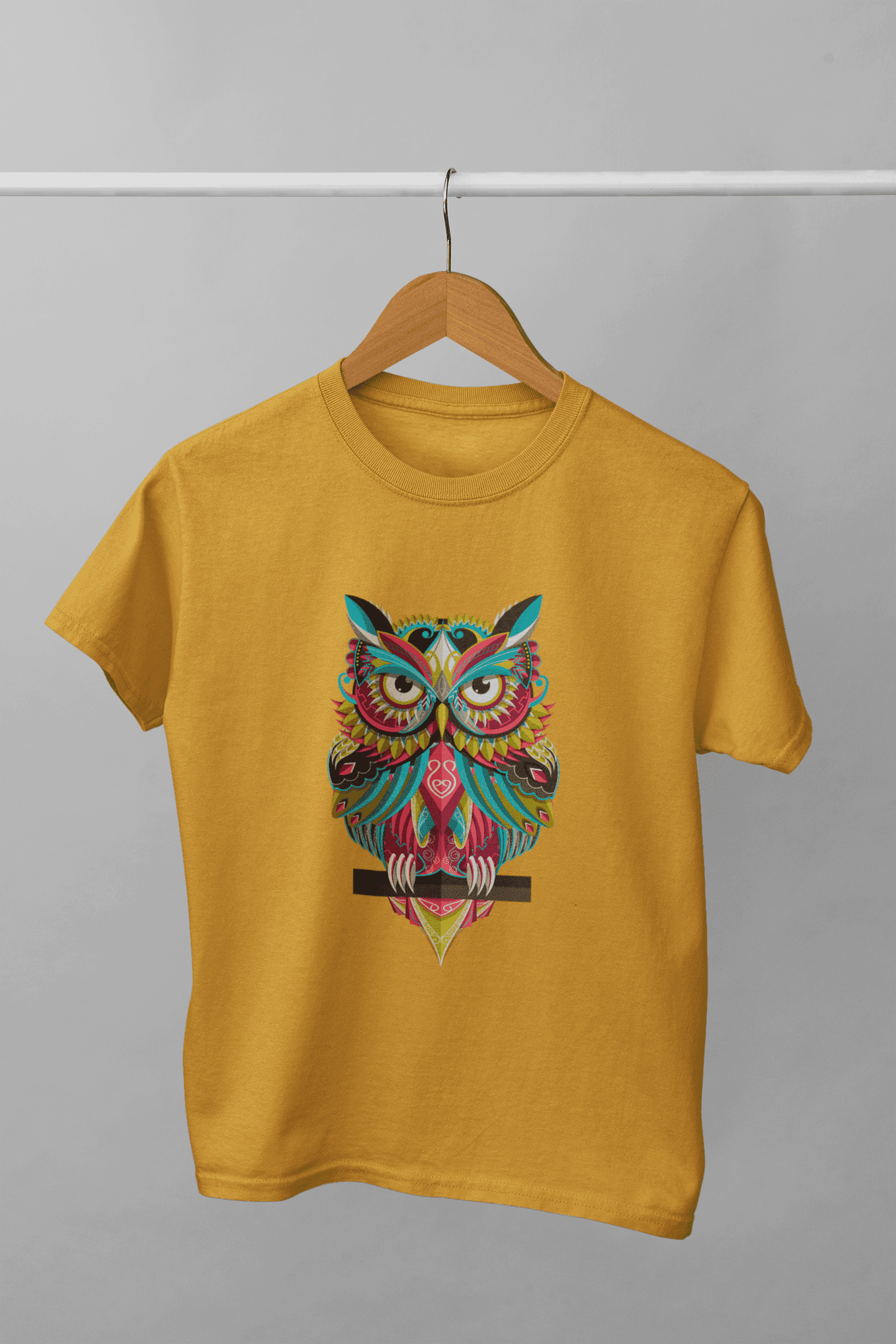 Multicolor Owl Classic Fit T-shirt