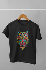 Multicolor Owl Classic Fit T-shirt