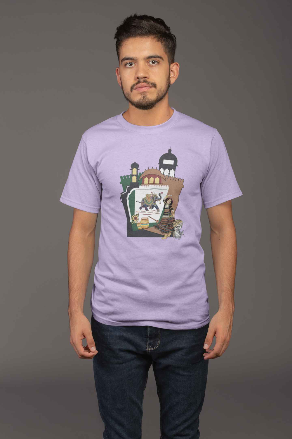 Jaipur Forts Classic Fit T-shirt