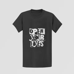 "Open Your Eyes" Edgy Graphic Unisex T-Shirt