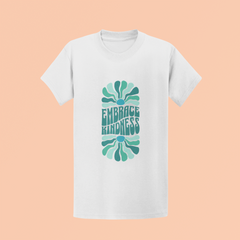 "Embrace Kindness" Floral Graphic Unisex T-Shirt