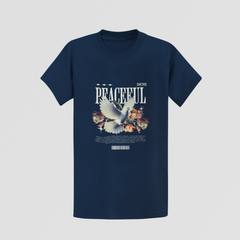 "Peaceful" Dove & Floral Unisex T-Shirt