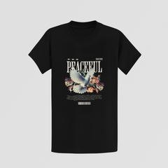 "Peaceful" Dove & Floral Unisex T-Shirt