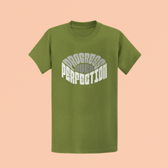 "Progress over Perfection" Inspirational Unisex T-Shirt