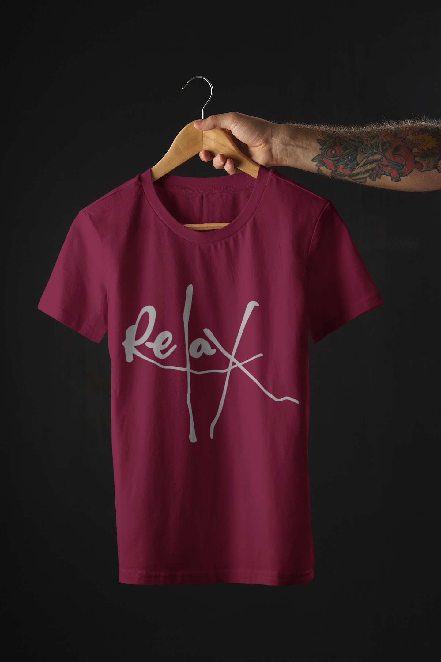 Relax Text Classic Fit T-shirt