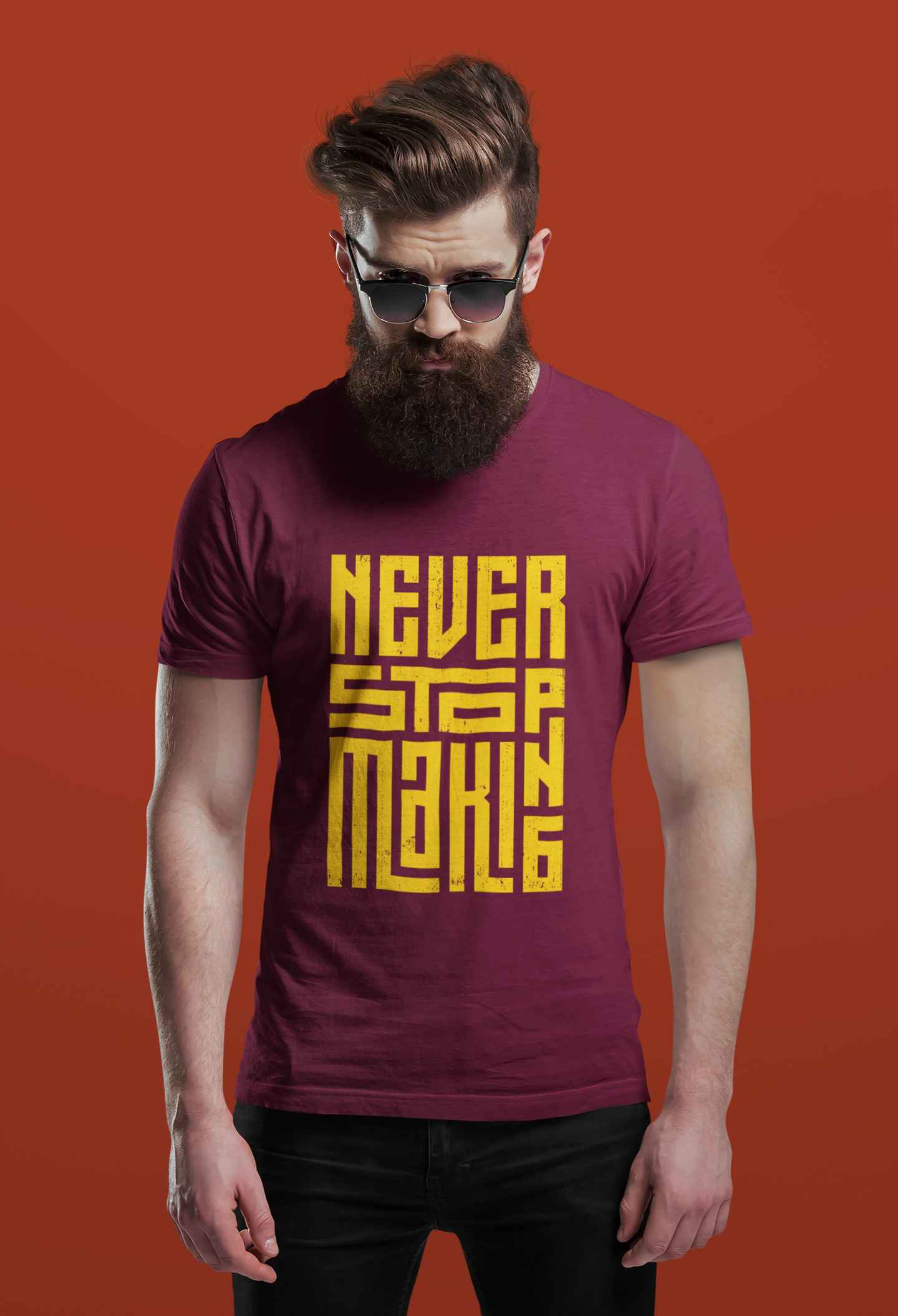 Never Stop Classic Fit T-shirt