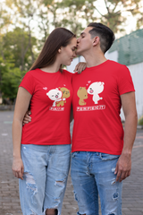 Perfect Pair Couple T-shirt in Red
