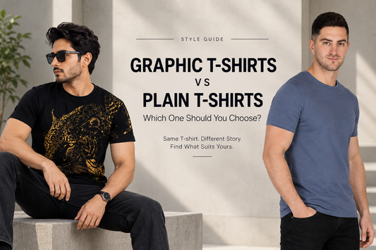 Graphic T-Shirts vs Plain T-Shirts: Which  One Should You Choose?