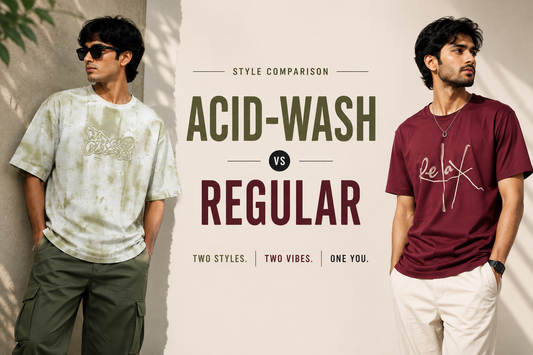 Acid-Wash T-Shirts vs Regular T-Shirts:  Which One Should You Choose?