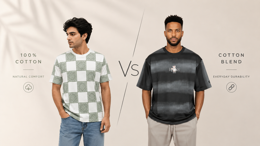 100% Cotton vs Cotton Blend T-Shirts:  Which One Should You Buy?