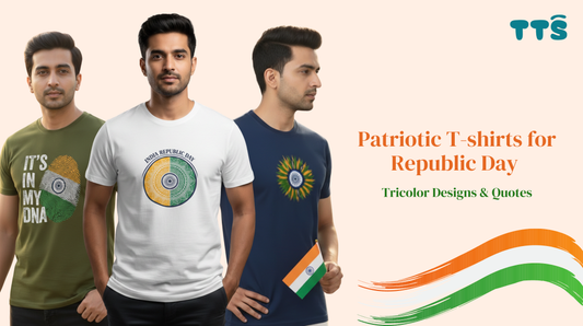 Patriotic T-shirts for Republic Day – Tricolor Designs & Quotes