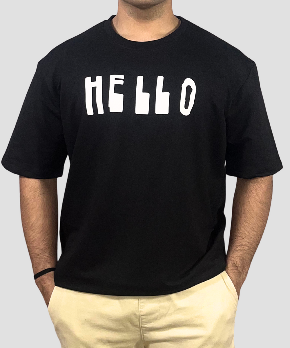 Hello Oversized T-shirt