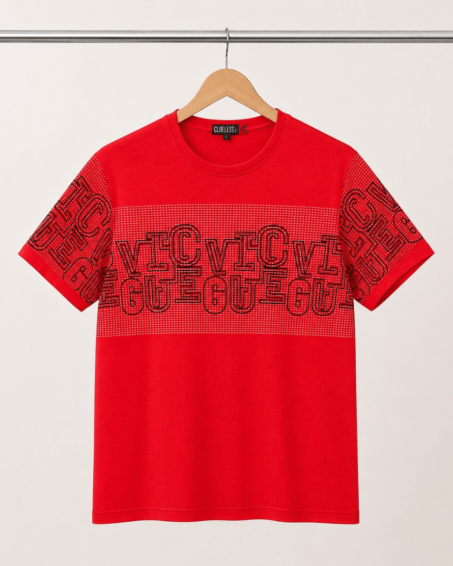 Crimson Vogue Graphic T-Shirt