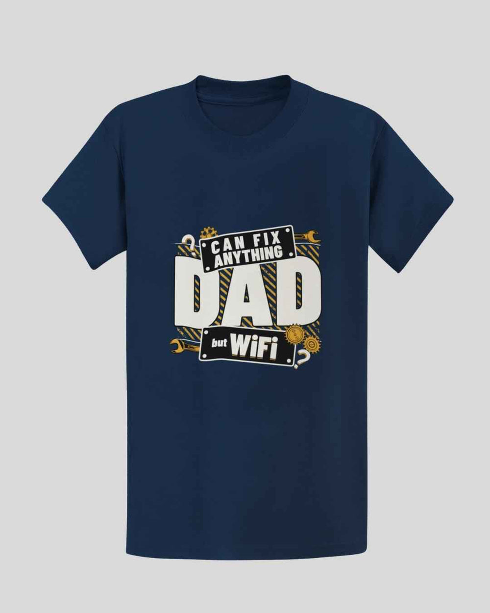 Dad Can Fix Anything T-shirt in Navy