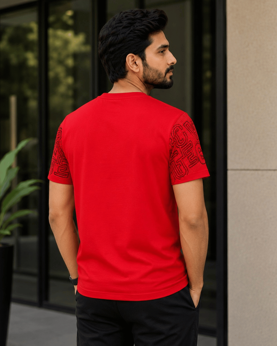Crimson Vogue Graphic T-Shirt