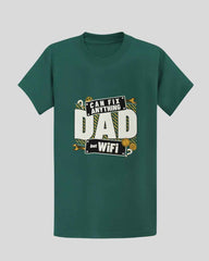 Dad Can Fix Anything T-shirt in Basil Green