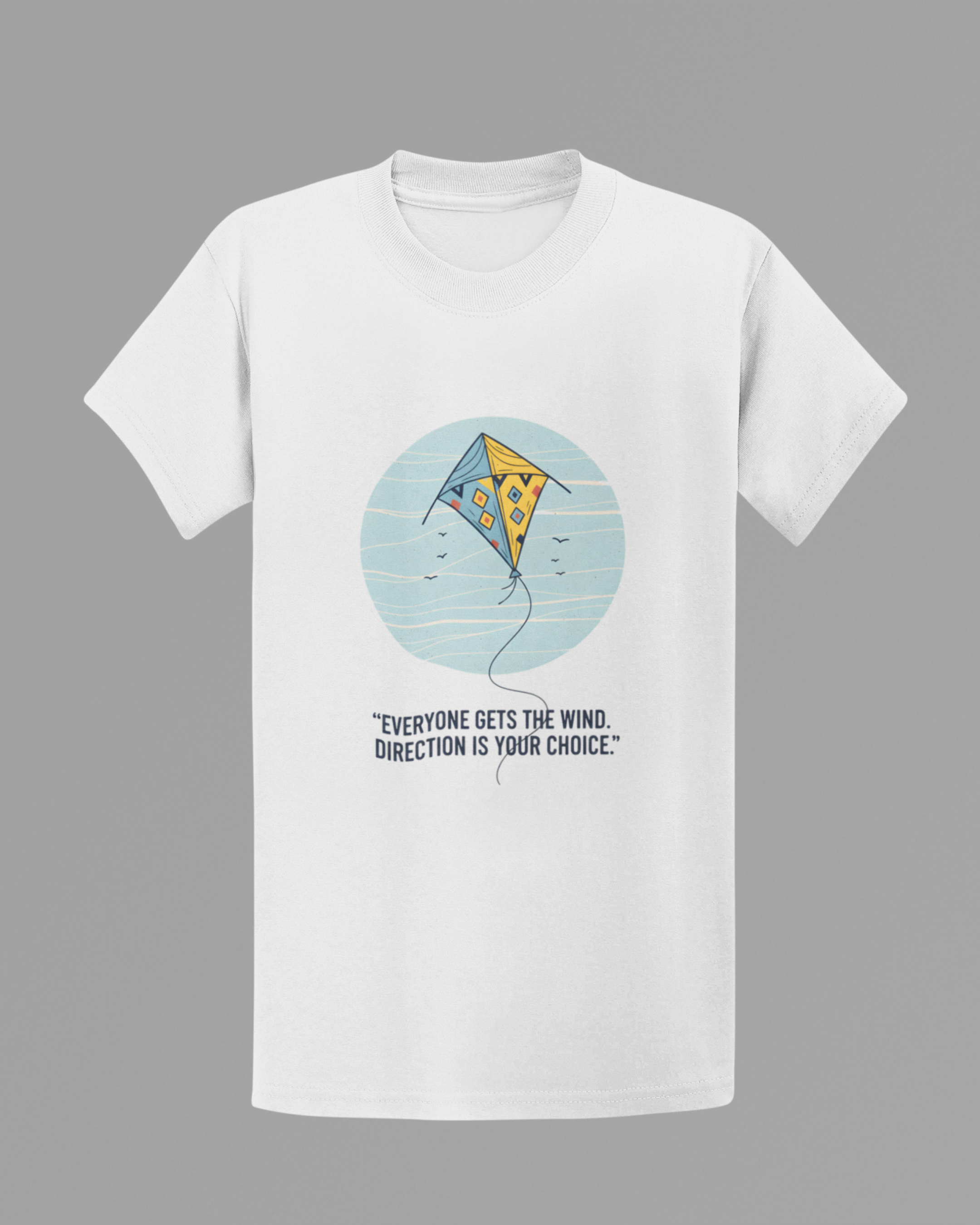 Everyone Gets The Wind T-shirt - White