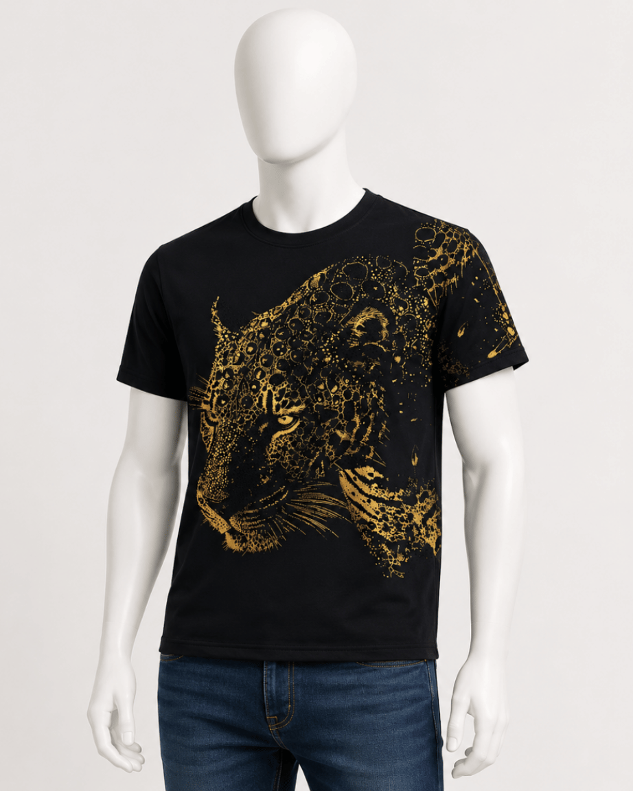 Golden Panther Graphic T-Shirt