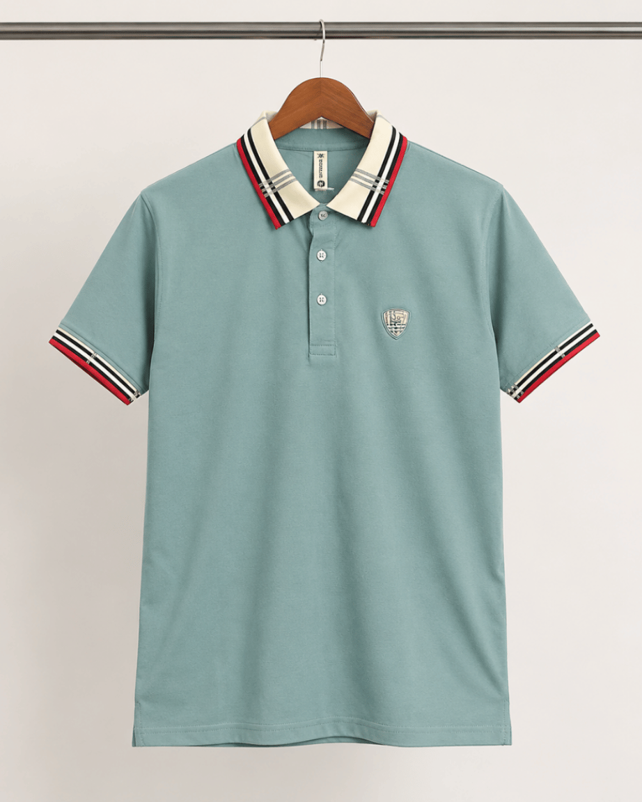 Arctic Blue Signature Polo T-Shirt