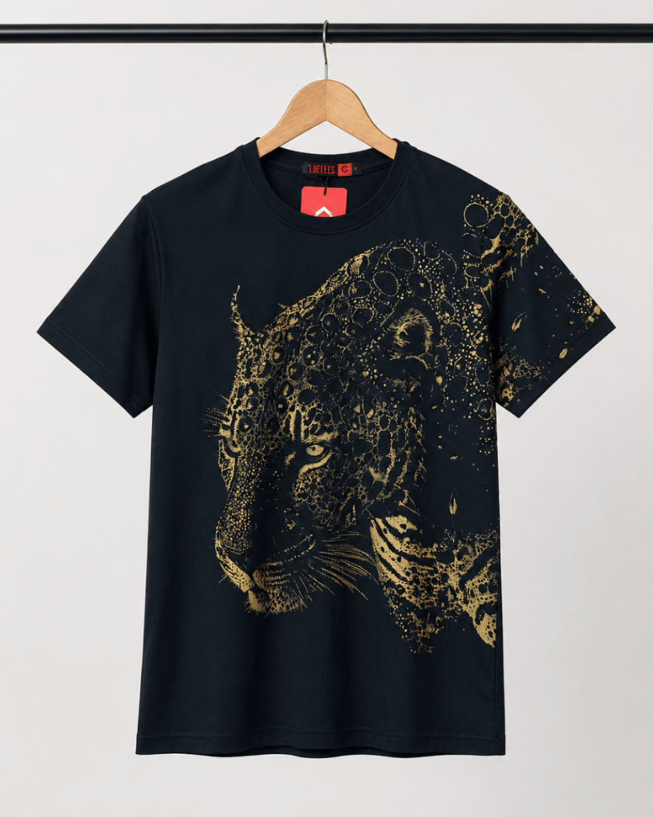 Golden Panther Graphic T-Shirt