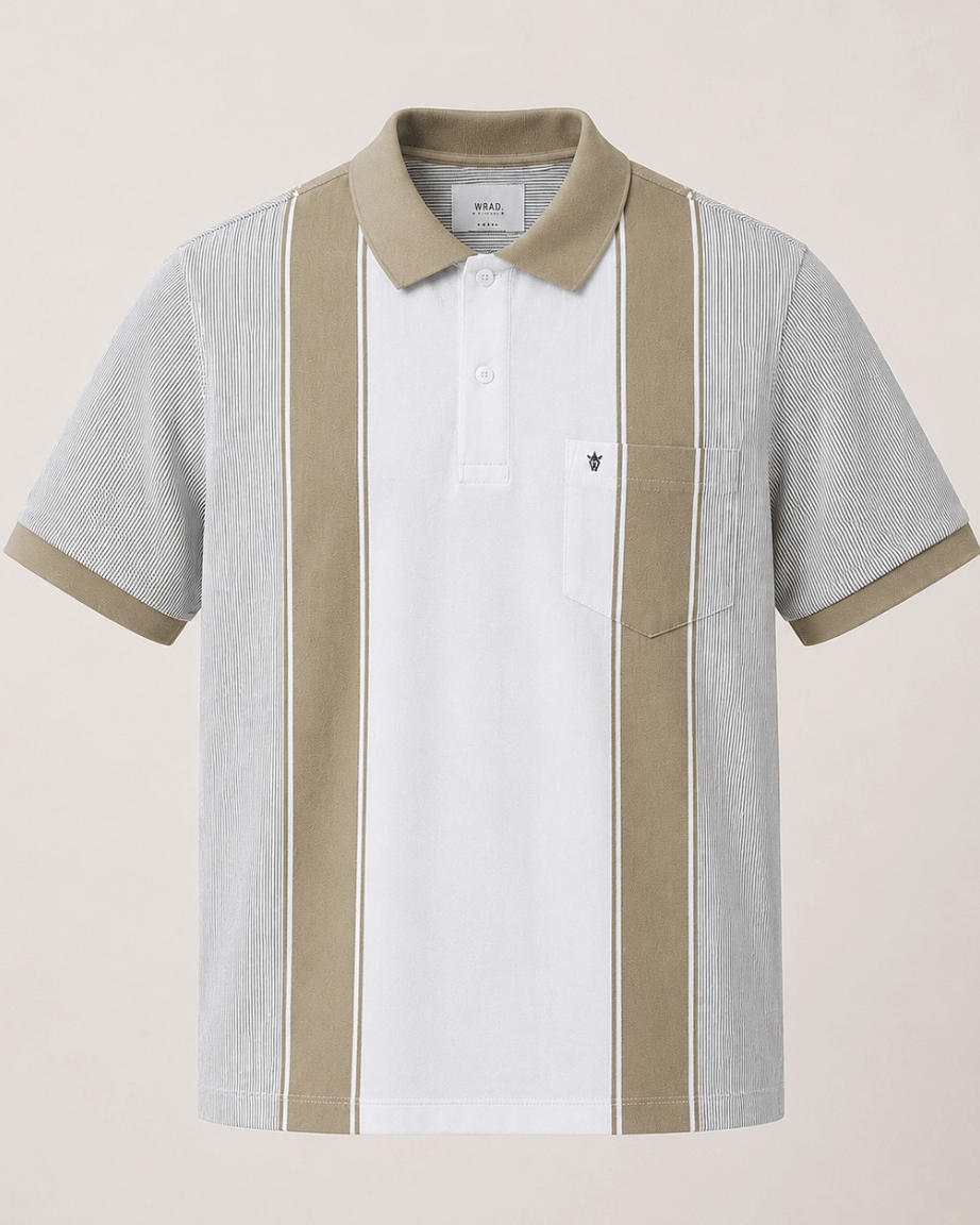 Sandstone Panel Polo T-Shirt