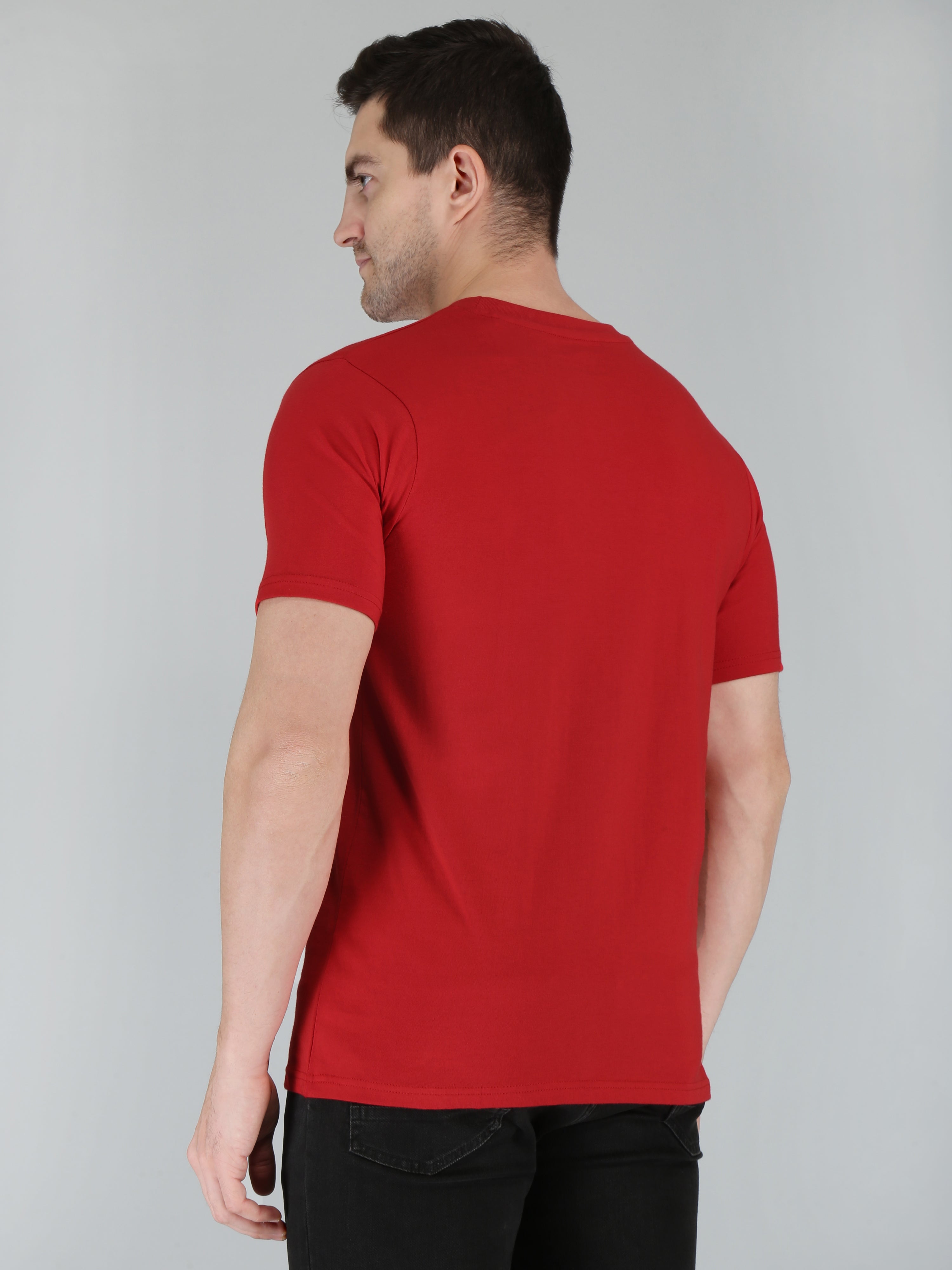 Plain Men's Half Sleeve T-shirt