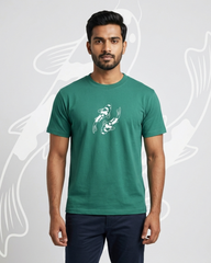 Cat Fish Print T-shirt