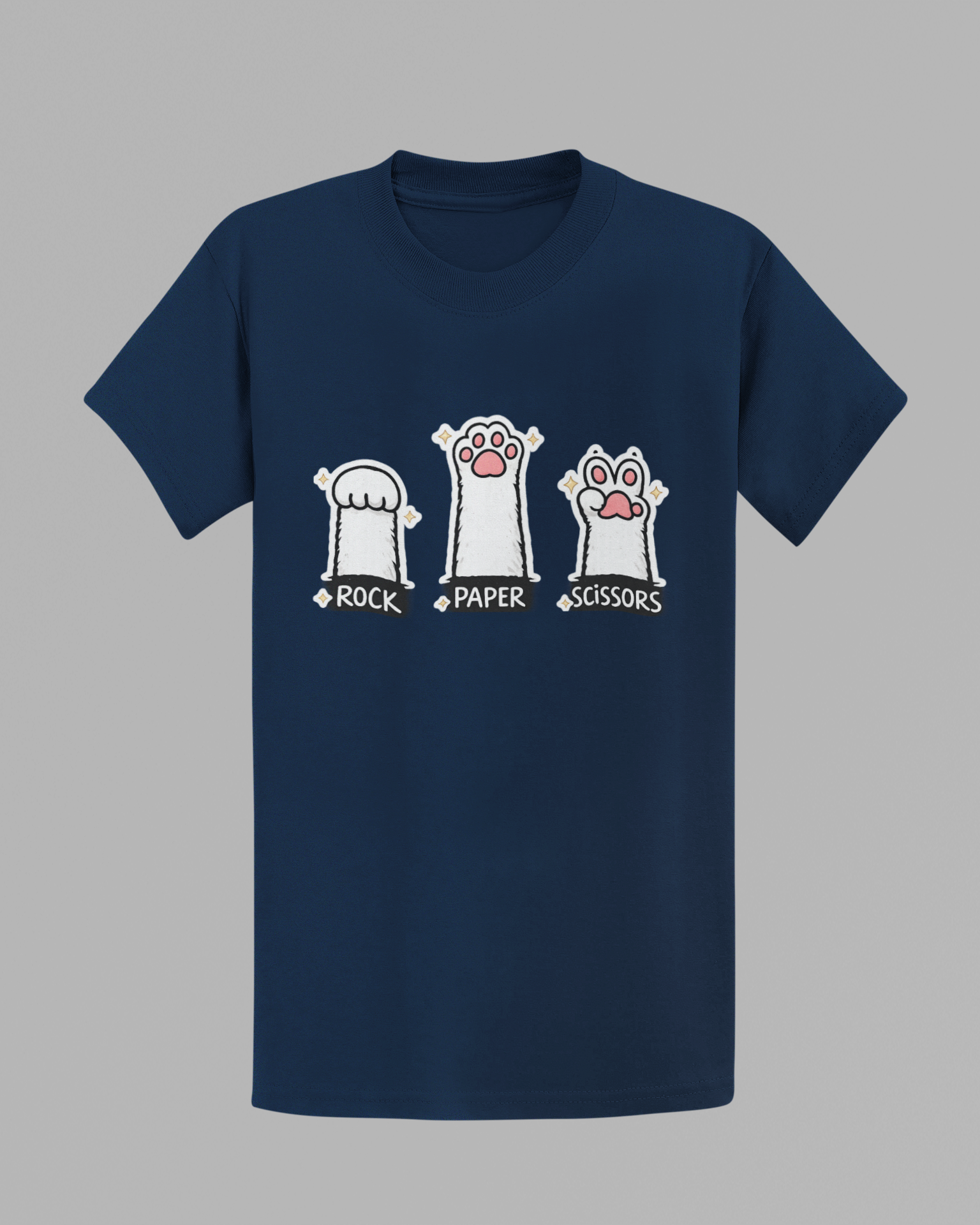 Cat’s Rock Paper Scissors T-shirt