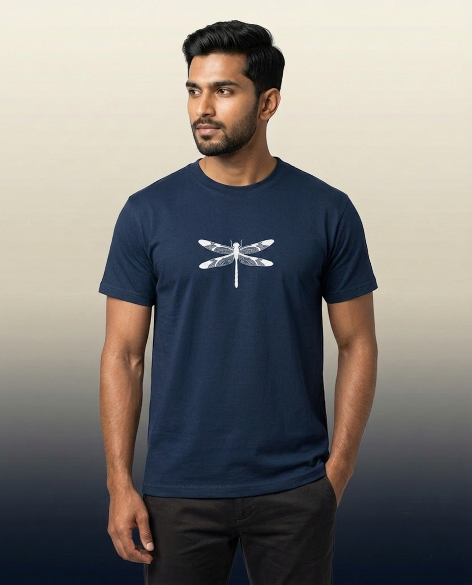 Dragonfly Print T-shirt