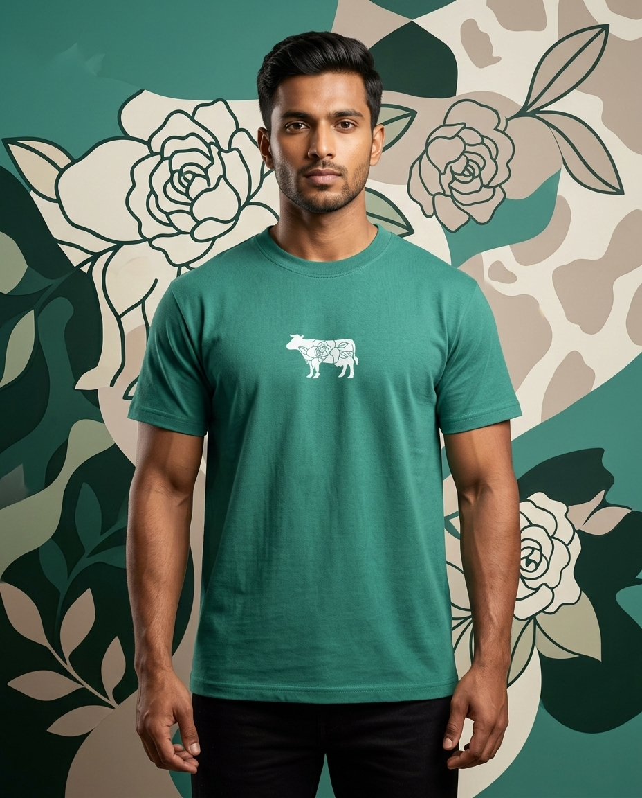 Flower Cow T-shirt