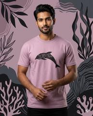 Flower Dolphin T-shirt