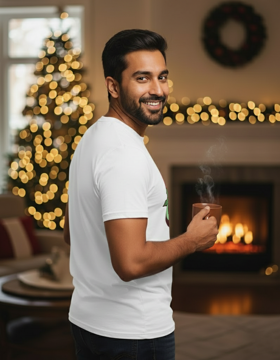 Merry & Cozy Christmas T-shirt - White