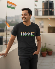 India is My Home T-shirt - Black