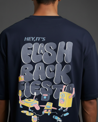 The 'Flashback Fiesta' Retro Navy Co-ord Set