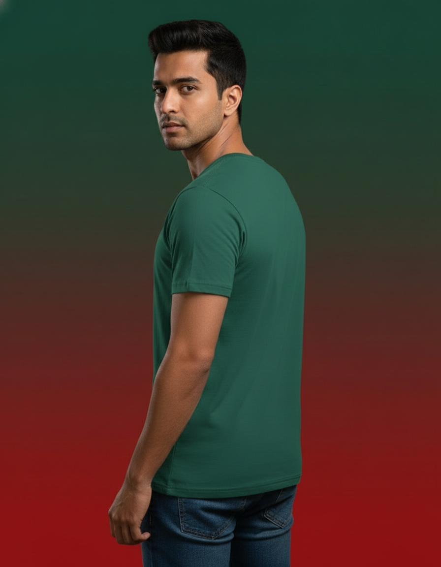 Santa’s Favorite Christmas T-shirt - Basil Green