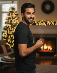 Merry & Cozy Christmas T-shirt - Black