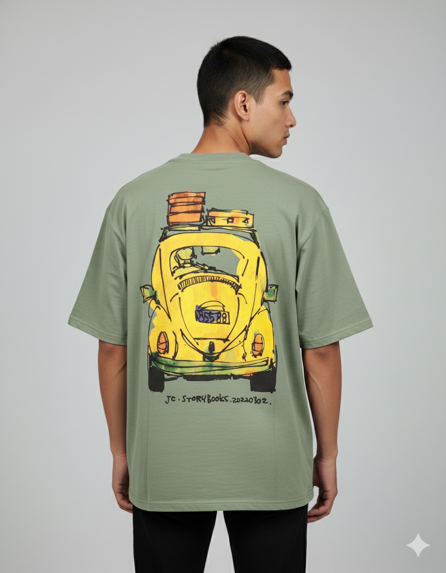 STITCH ME SM-1916 Oversized T-shirt