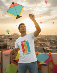 Fall Rise Fly Again T-shirt - White