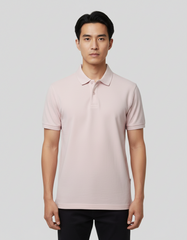 Solid Polo T-shirt for Men - Pink