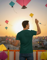 Fall Rise Fly Again T-shirt - Basil Green