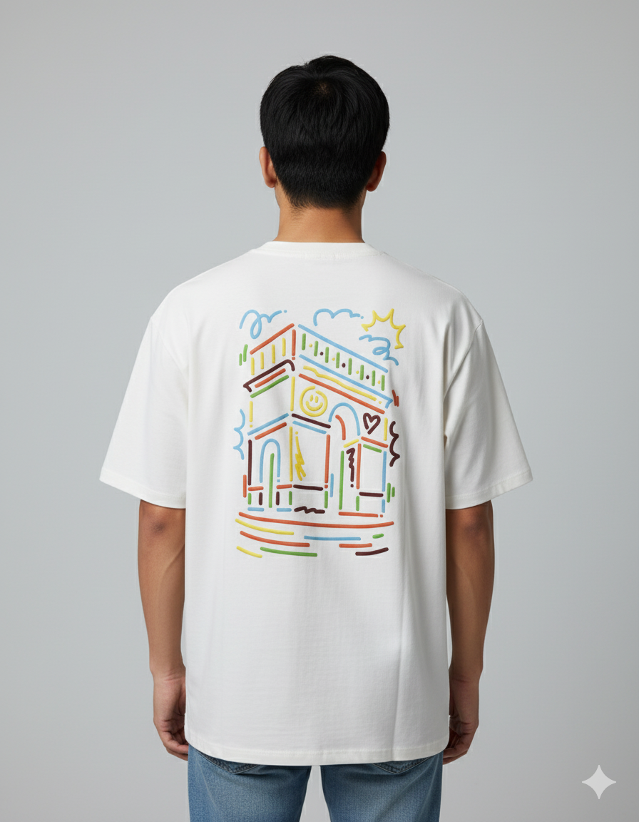 STITCH ME SM-1904 Oversized T-shirt